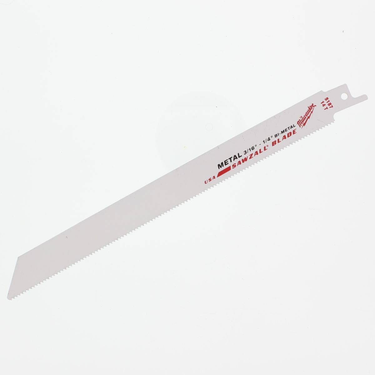 Milwaukee 48-00-5187  9" 14 TPI; Metal Cutting Super Sawzall Blade