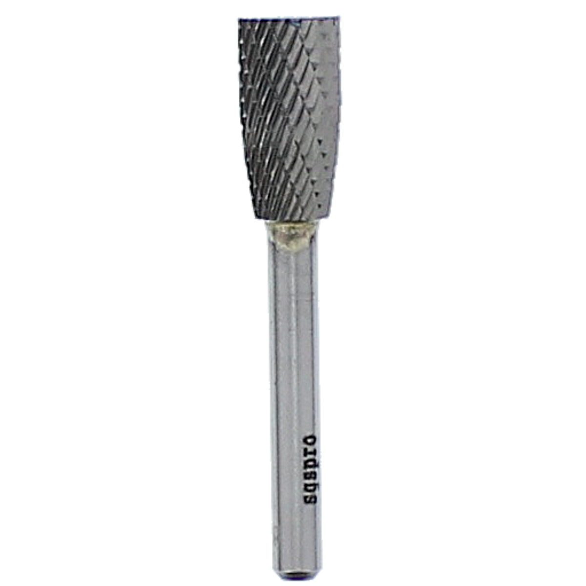 SGS Pro 15855 SA-5CO-D/C  1/2" x 1" Double Cut Ferrous Combi Bur Cylinder & Inverted Cone