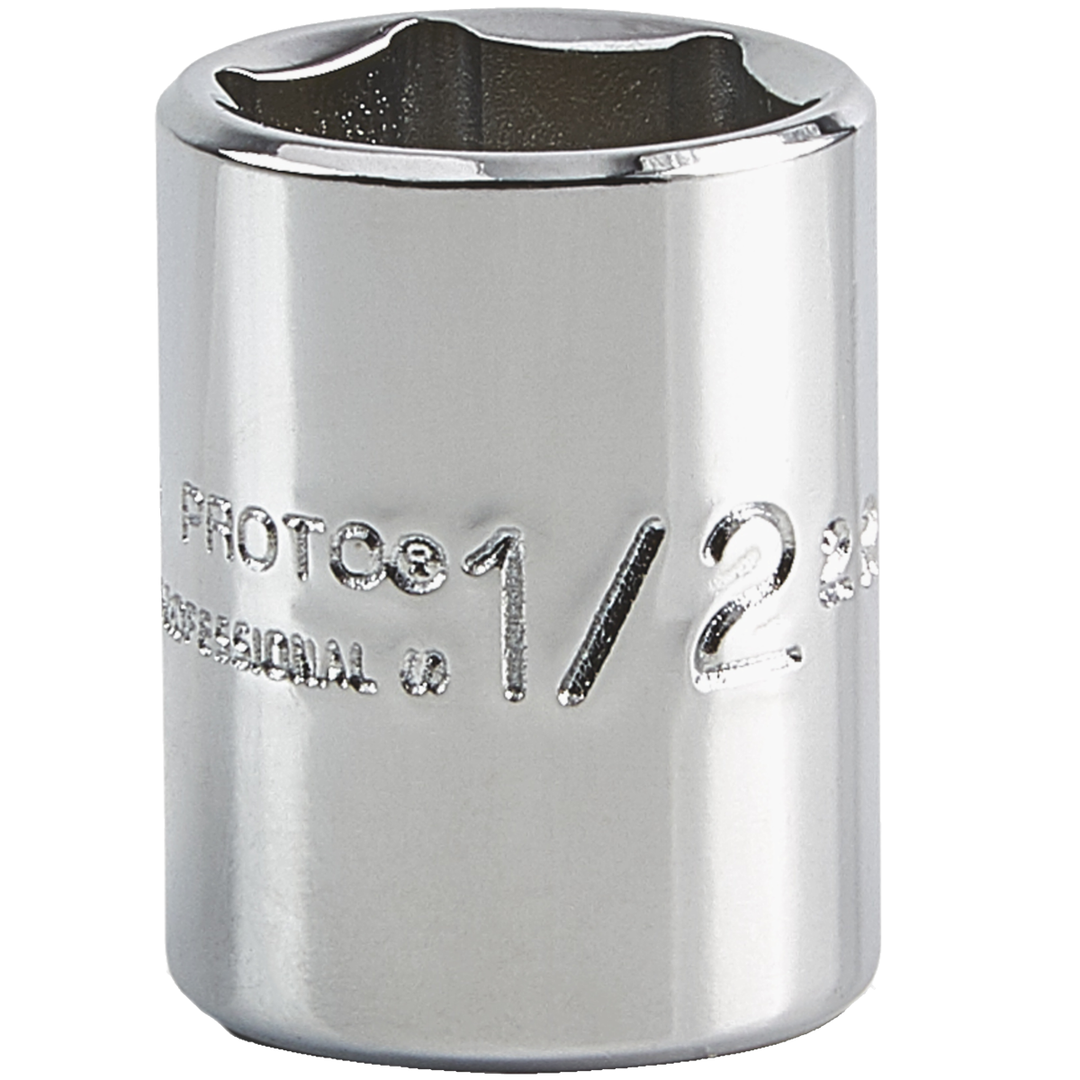 Proto 1/2" 6 Pt. Standard Length Socket — 1/4" Drive