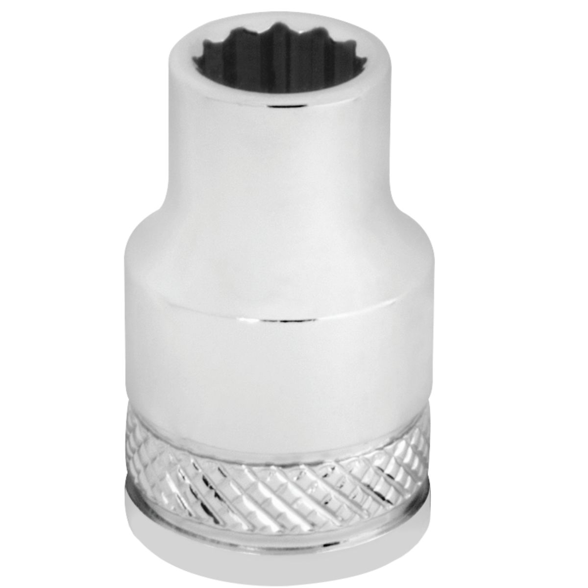 Titan 68514  7/16" 12 Pt. Standard Length Socket - 3/8" Drive