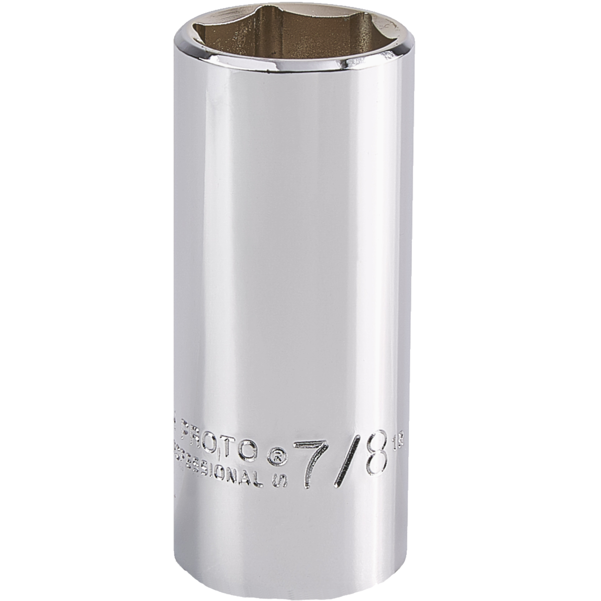 Proto 7/8" 6 Pt. Deep Length Socket — 3/8" Drive
