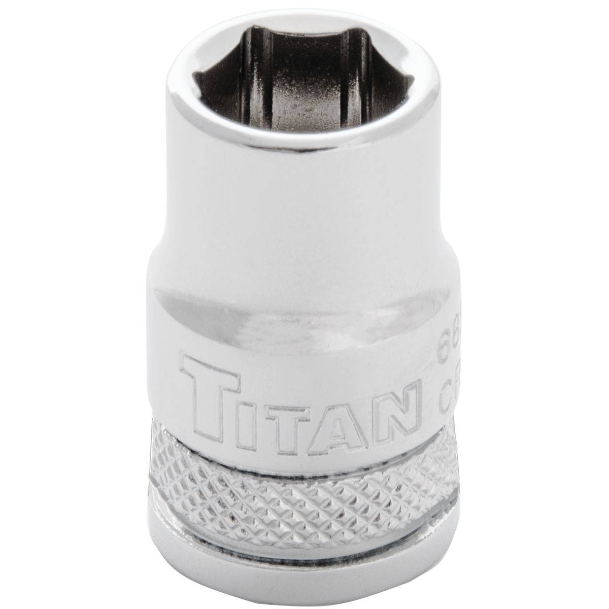 Titan 68210  10 mm 6 Pt. Standard Length Socket - 3/8" Drive