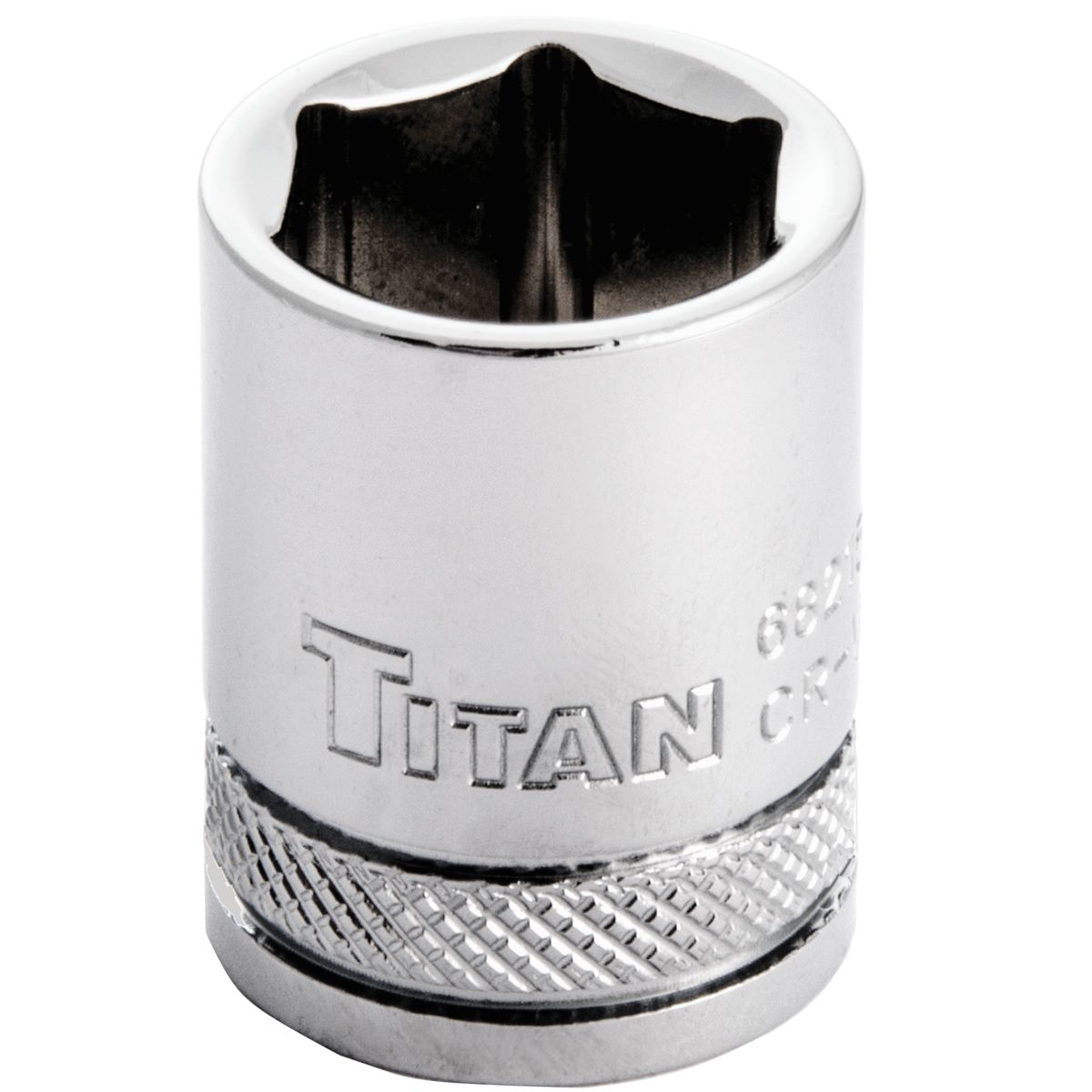 Titan 68215  15 mm 6 Pt. Standard Length Socket - 3/8" Drive