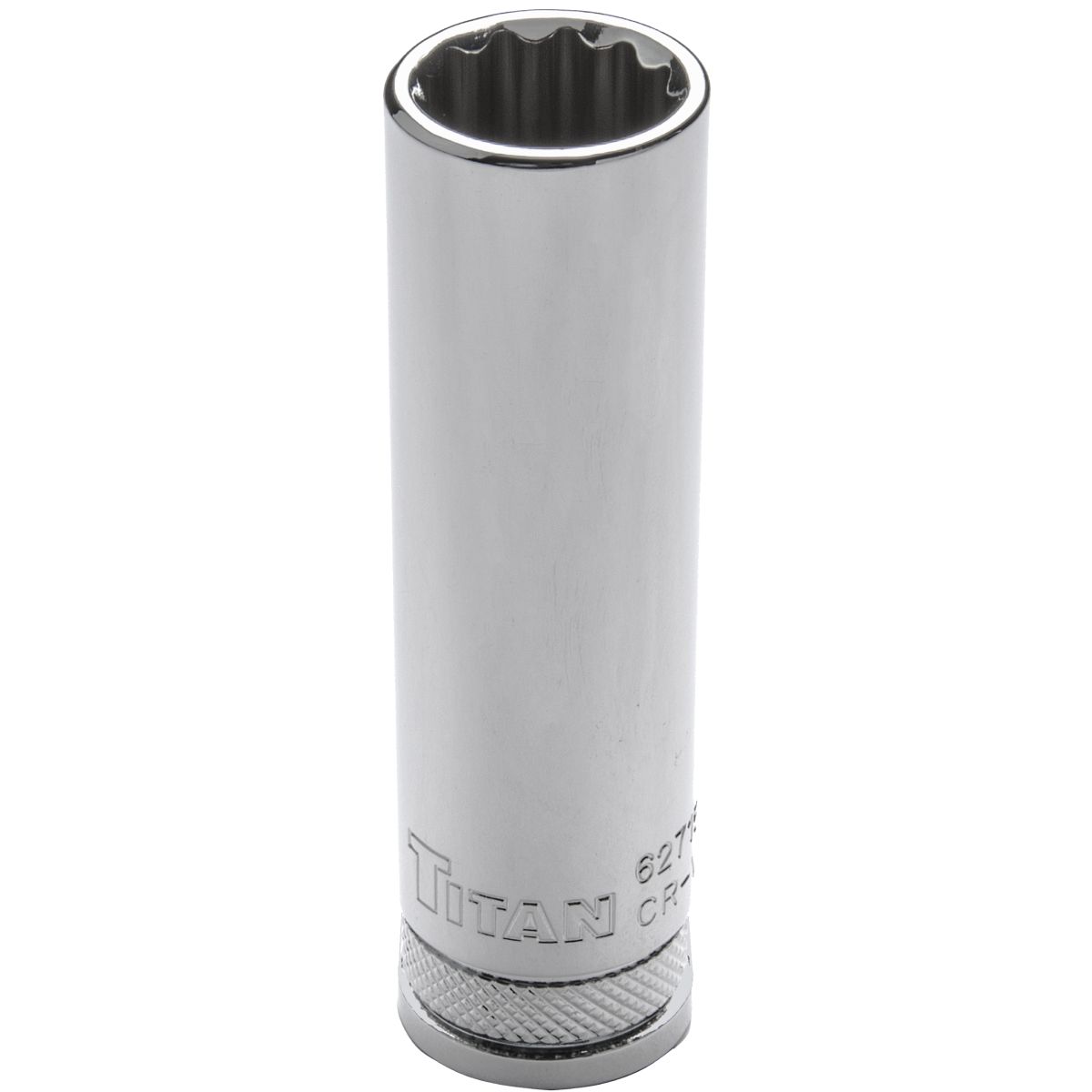 Titan 62715  15 mm 12 Pt. Deep Length Socket - 3/8" Drive