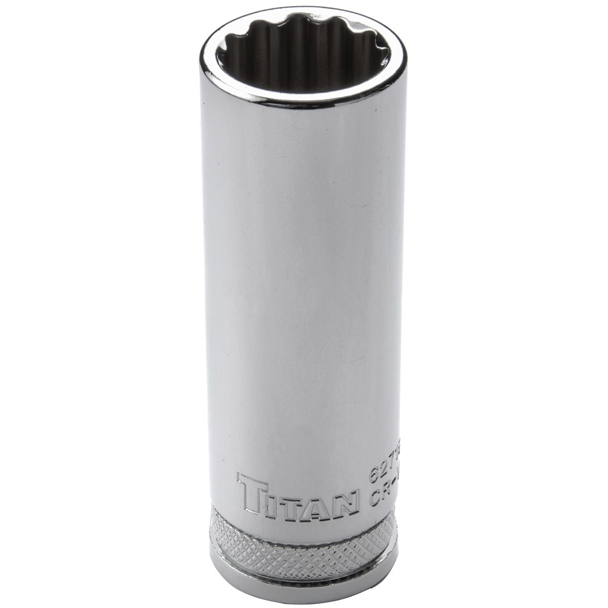 Titan 62718  18 mm 12 Pt. Deep Length Socket - 3/8" Drive