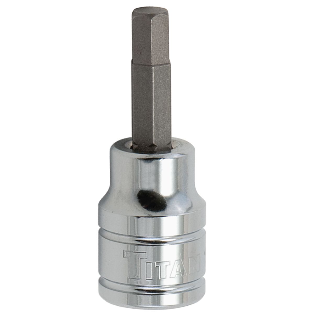 Titan 15606  6 mm Metric Hex Bit  - 3/8" Drive