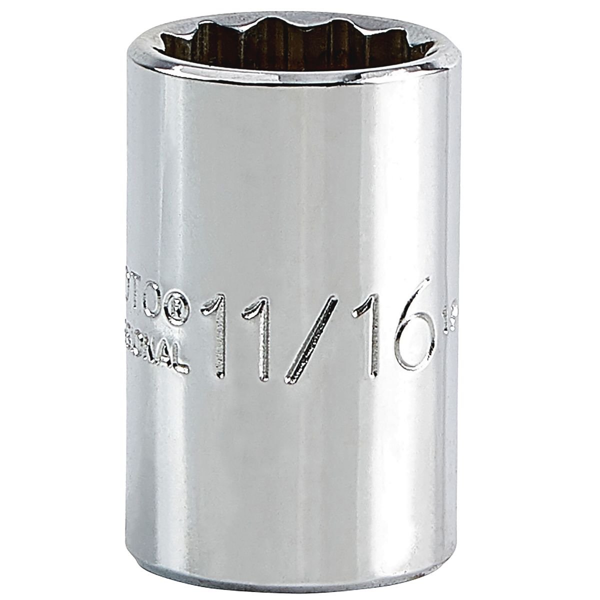 Proto 11/16" 12 Pt. Standard Length Socket — 1/2" Drive