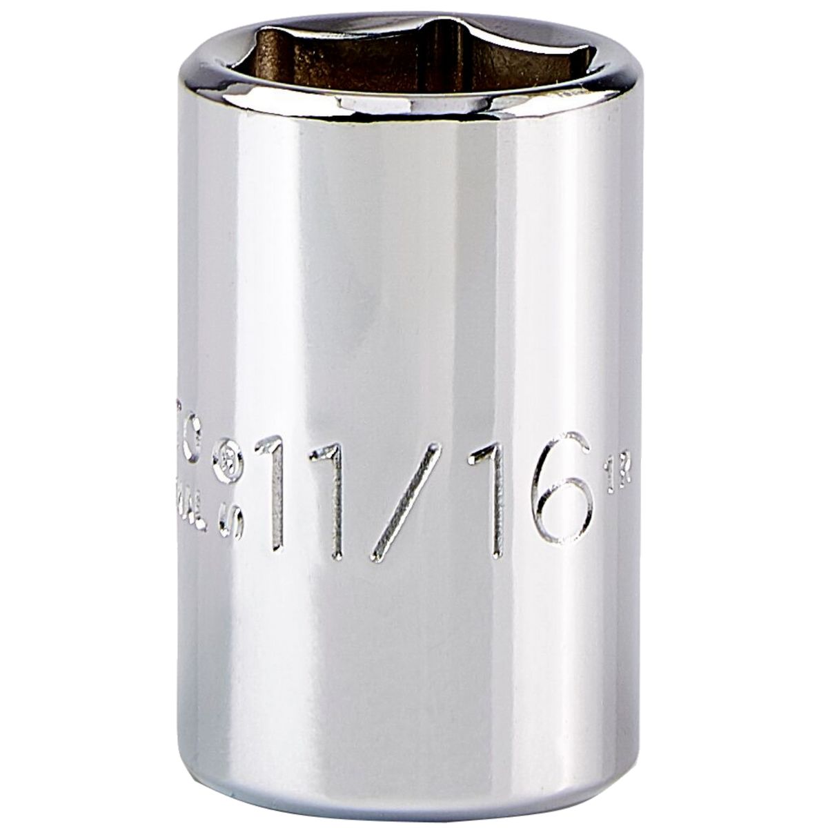 Proto 11/16" 6 Pt. Standard Length Socket — 1/2" Drive