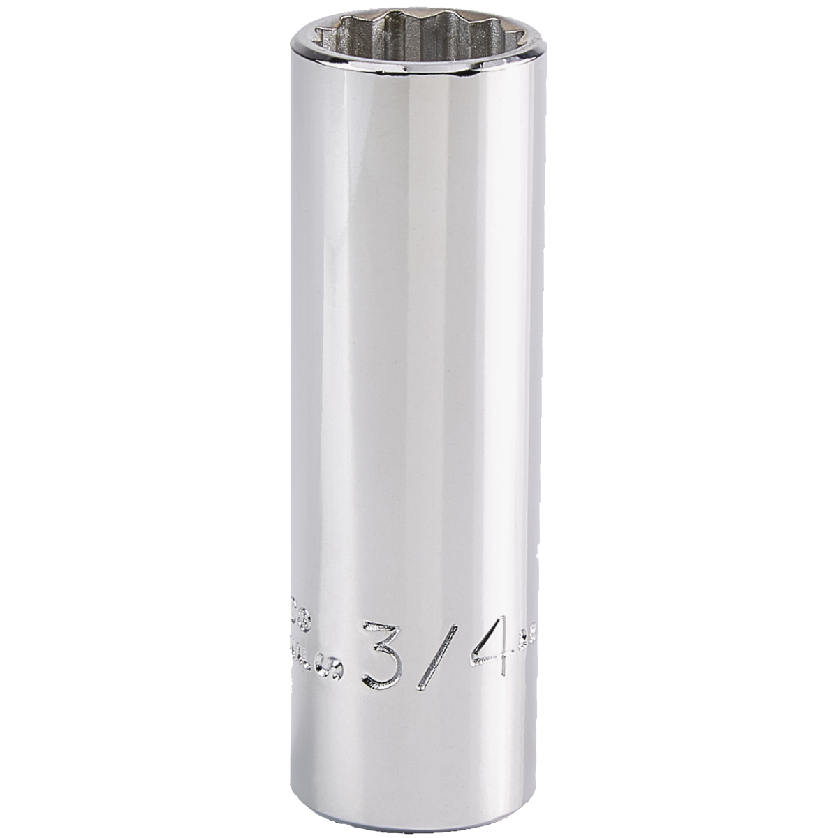 Proto 3/4" 12 Pt. Deep Length Socket — 1/2" Drive