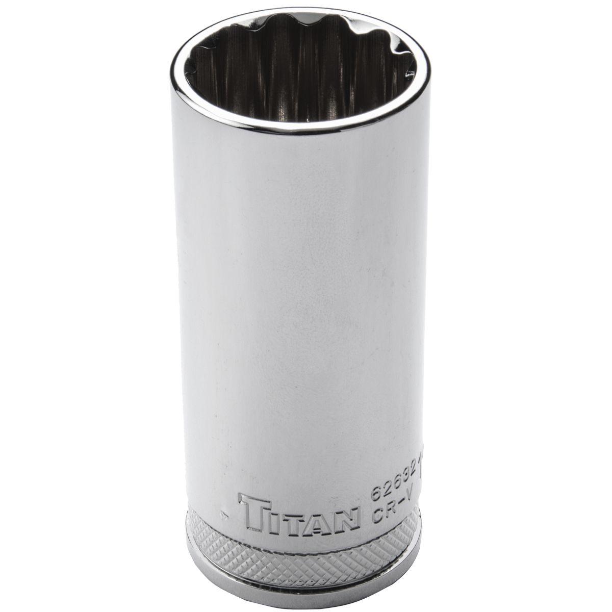 Titan 62632  1" 12 Pt. Deep Length Socket - 1/2" Drive
