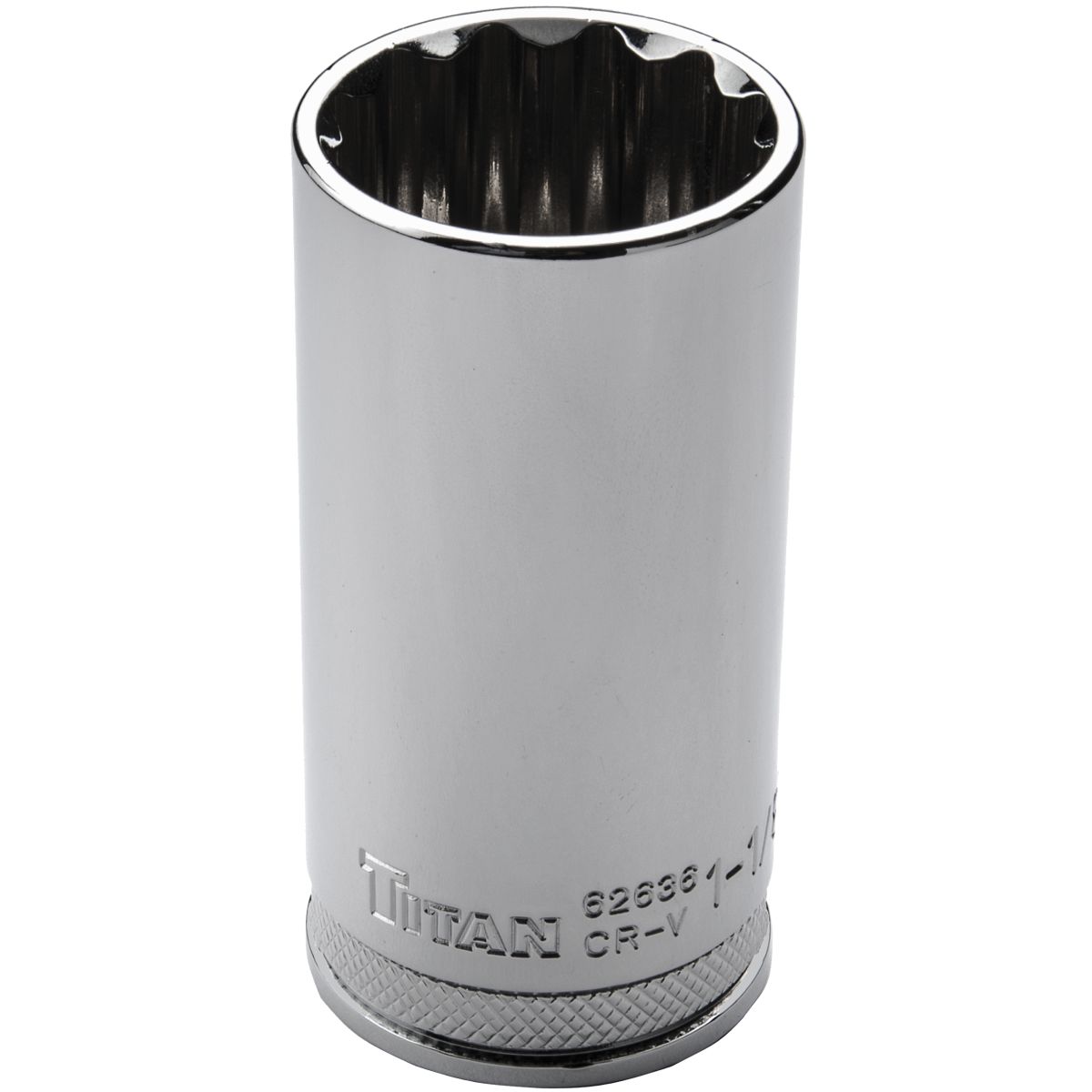 Titan 62636  1-1/8" 12 Pt. Deep Length Socket - 1/2" Drive