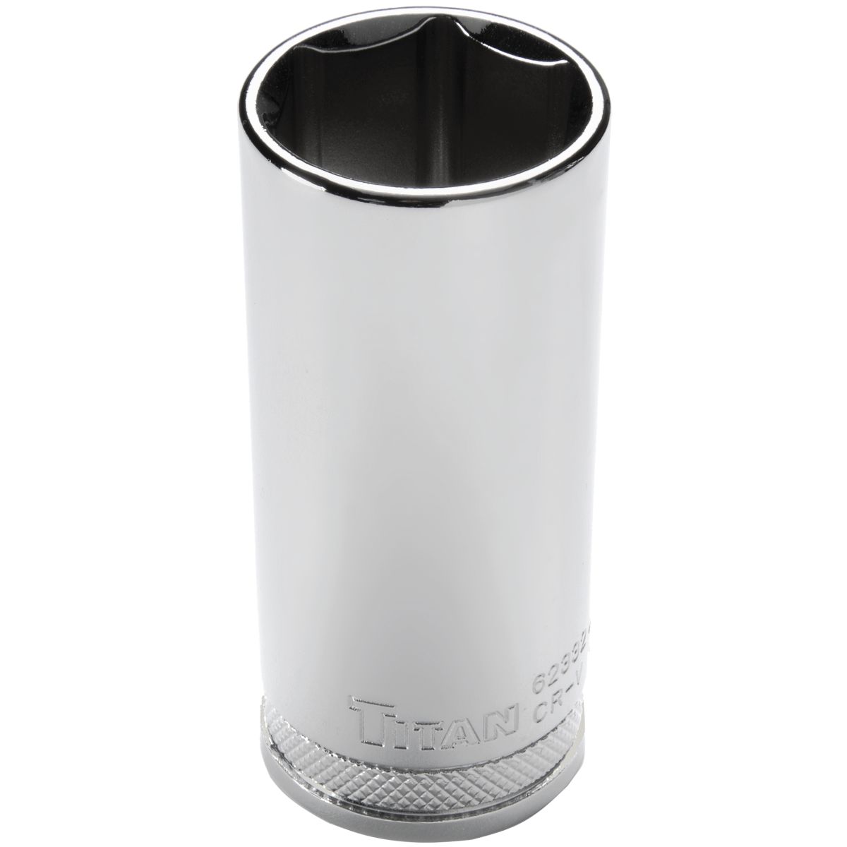 Titan 62332  1" 6 Pt. Deep Length Socket - 1/2" Drive