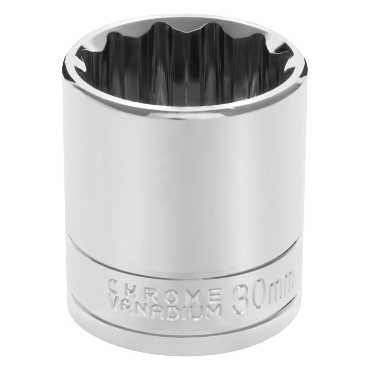 Wilmar W32830 30 mm 12 Pt. Standard Length Socket - 1/2" Drive