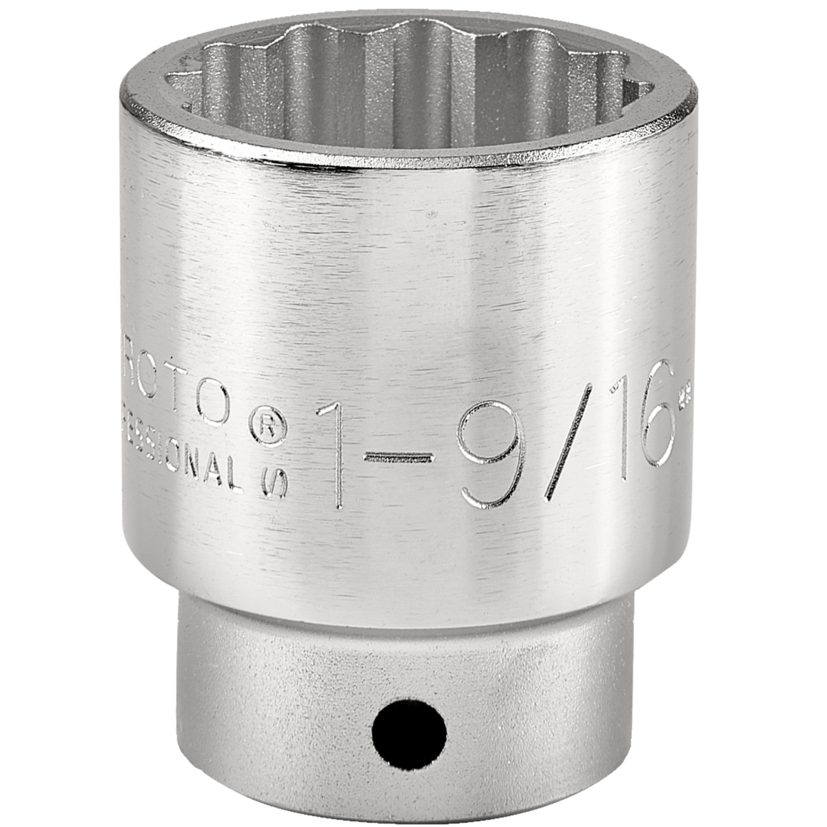 Proto 1-9/16" 12 Pt. Standard Length Socket — 3/4" Drive