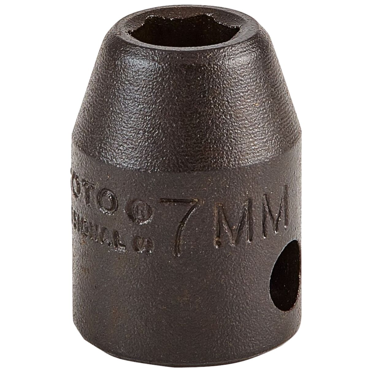 Proto 7 mm 6 Pt. Standard Length Impact Socket — 3/8" Drive