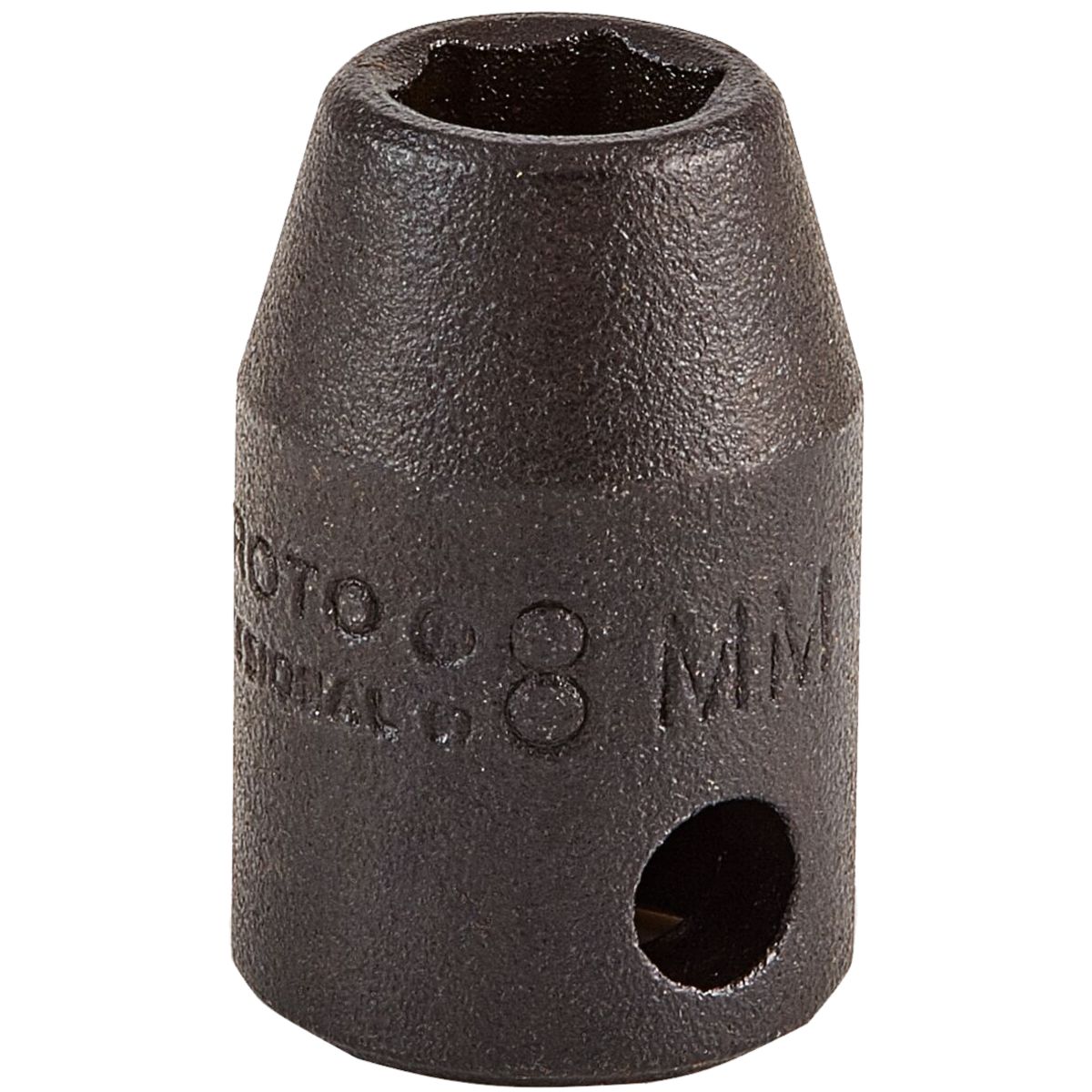 Proto 8 mm 6 Pt. Standard Length Impact Socket — 3/8" Drive