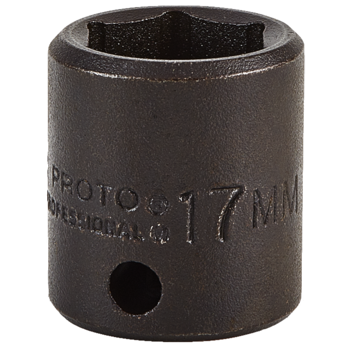 Proto 17 mm 6 Pt. Standard Length Impact Socket — 3/8" Drive