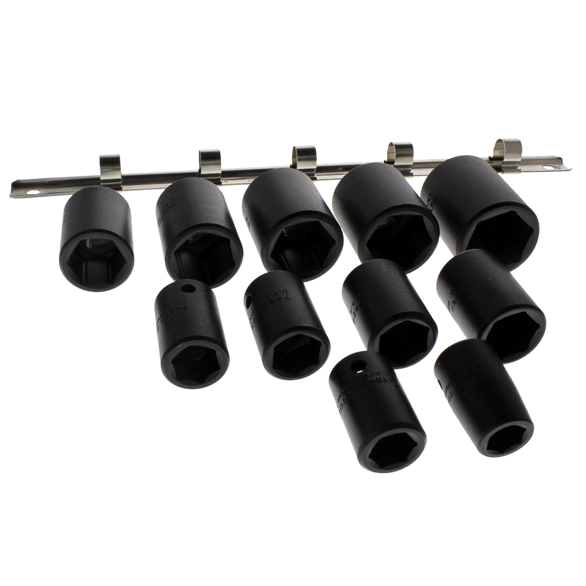 Proto 1/2" Drive 6 Point Impact Socket Set — 11 pc.