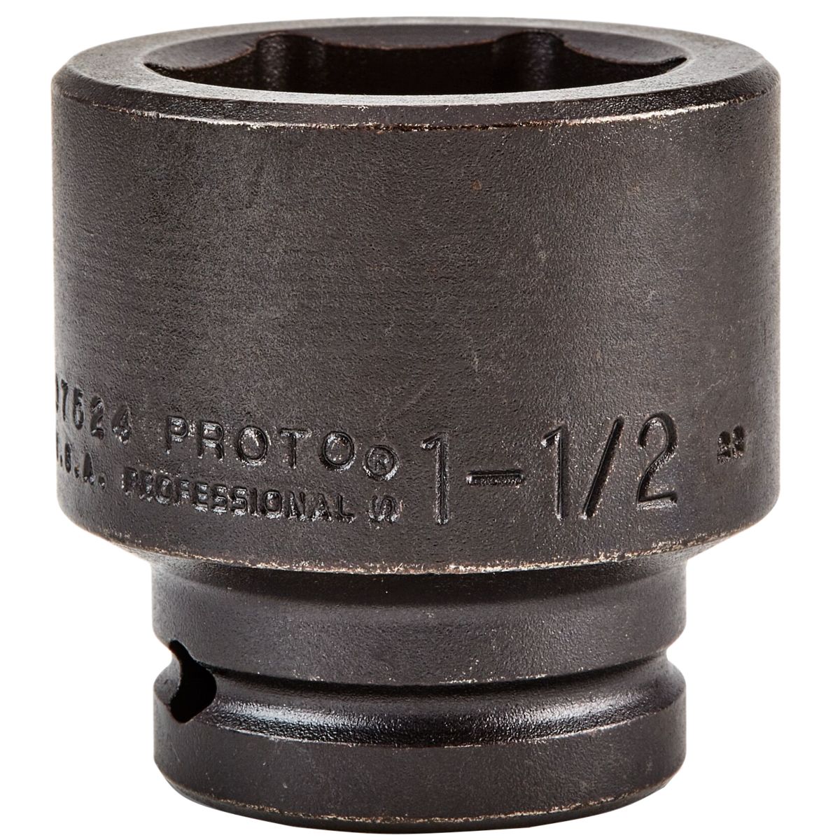 Proto 1-1/2" 6 Pt. Standard Length Impact Socket — 3/4" Drive