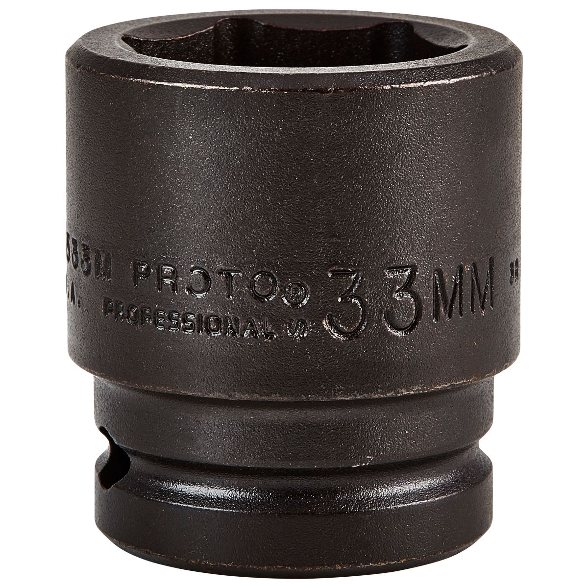 Proto 07533M 33 mm 6 Pt. Standard Length Impact Socket - 3/4" Drive