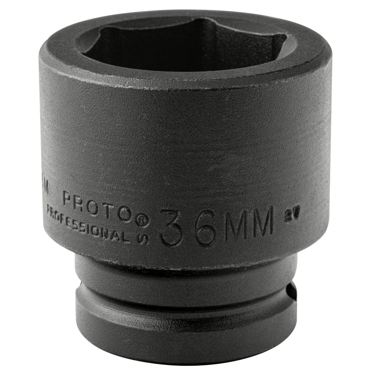 Proto 07536M 36 mm 6 Pt. Standard Length Impact Socket - 3/4" Drive