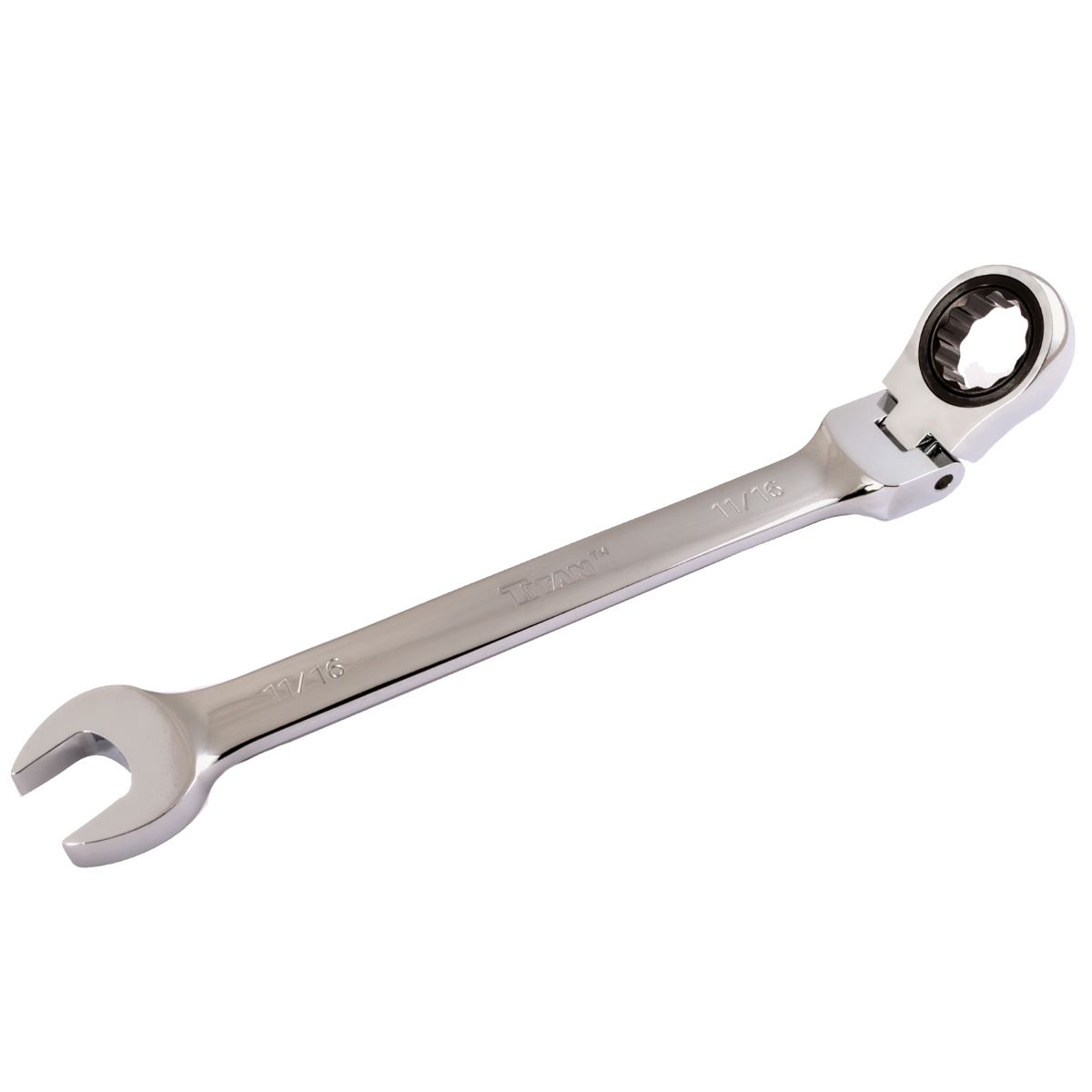 Titan 12908  11/16" Locking Flex Head Ratcheting Wrench