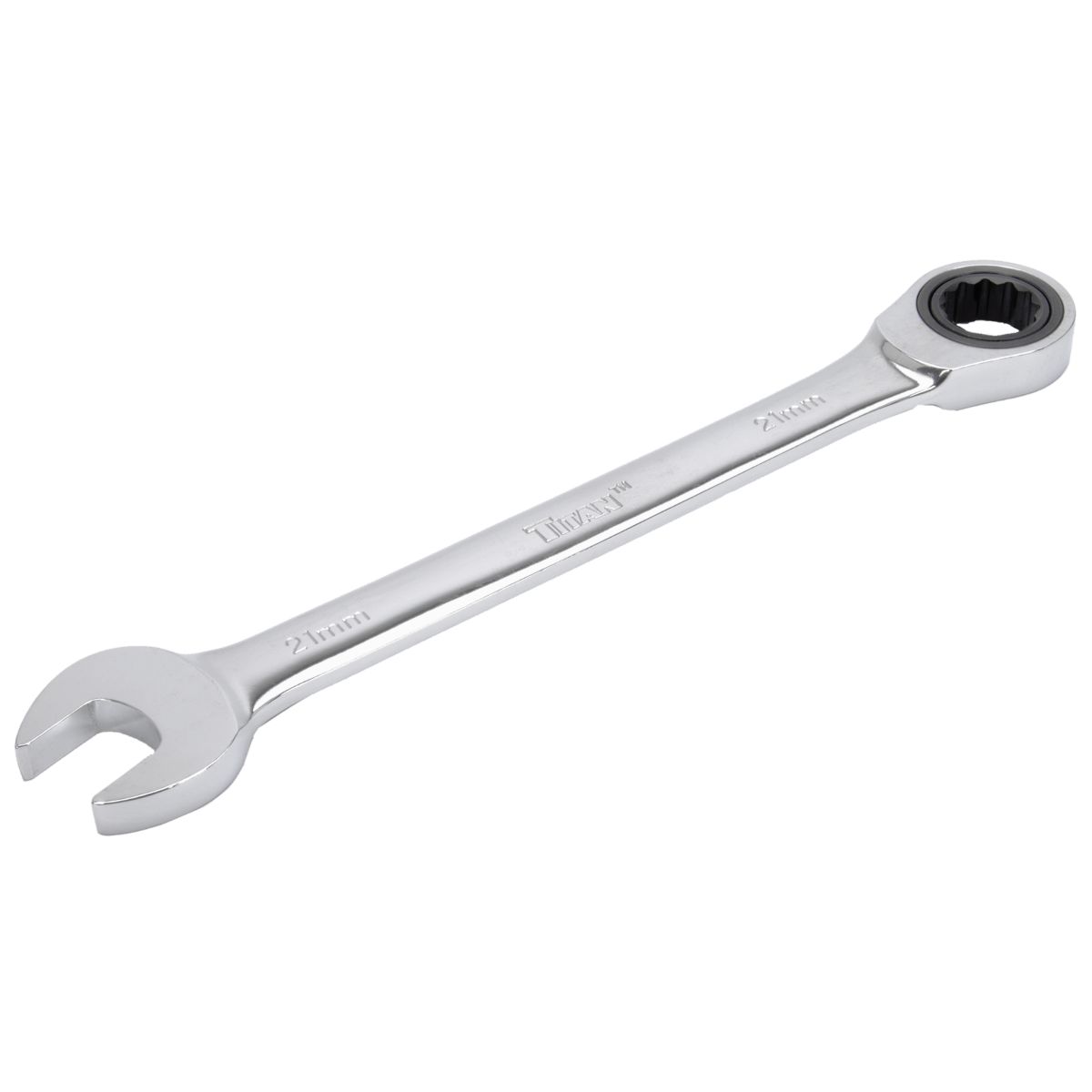 Titan 12521  Metric Ratcheting Combination Wrench - 21 mm