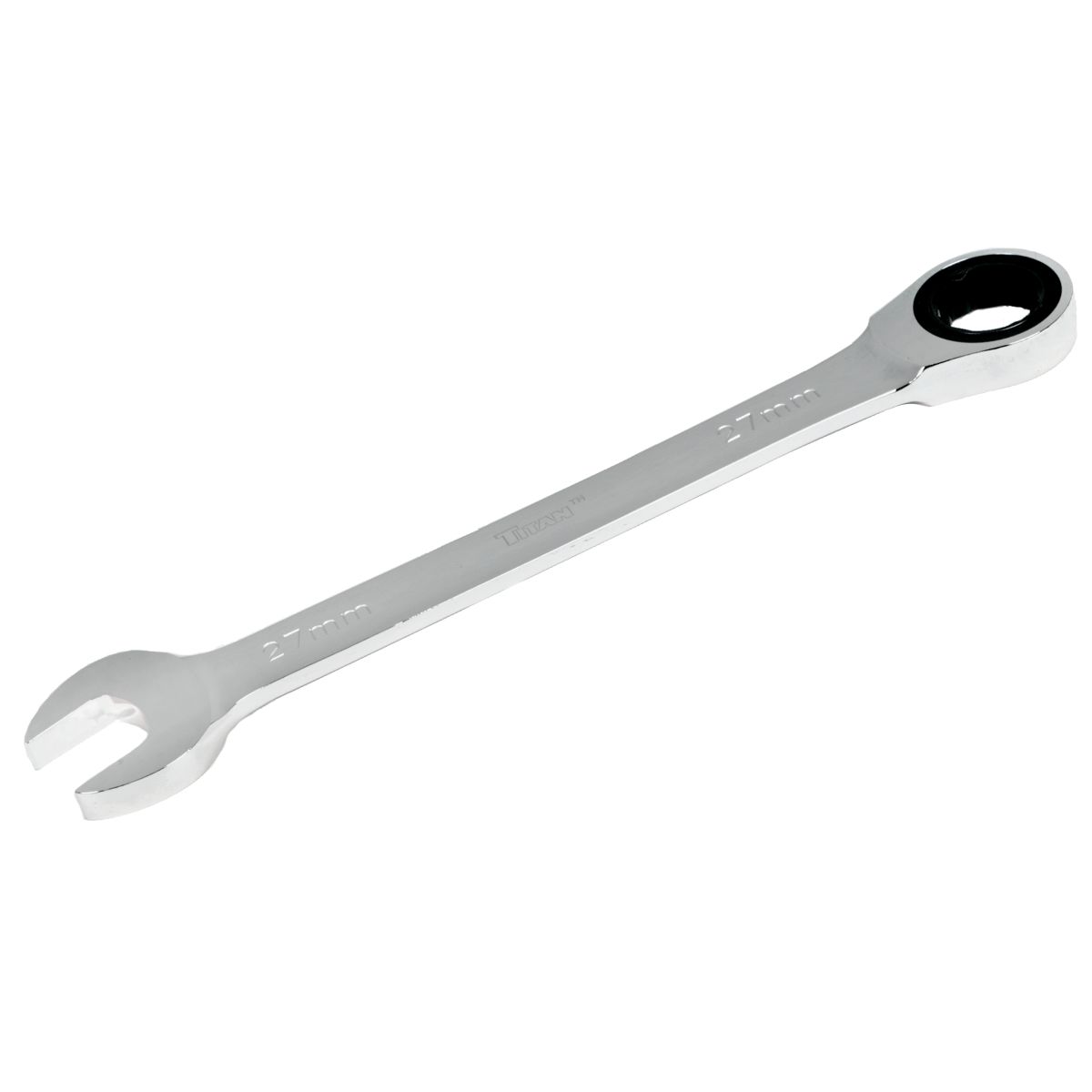 Titan 12526  Metric Ratcheting Combination Wrench - 27 mm