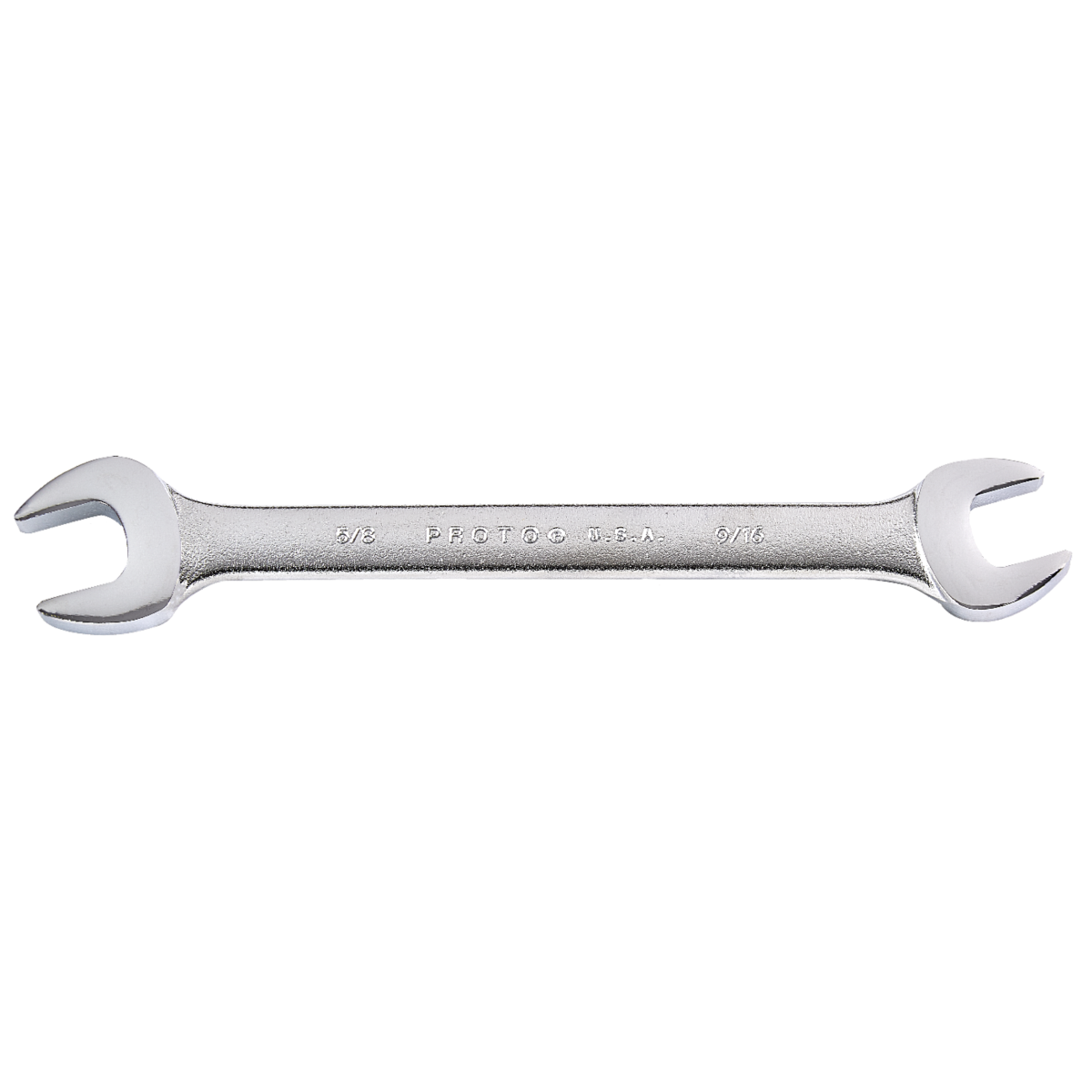Proto 9/16" x 5/8" Open End Wrench 15° Angle Heads