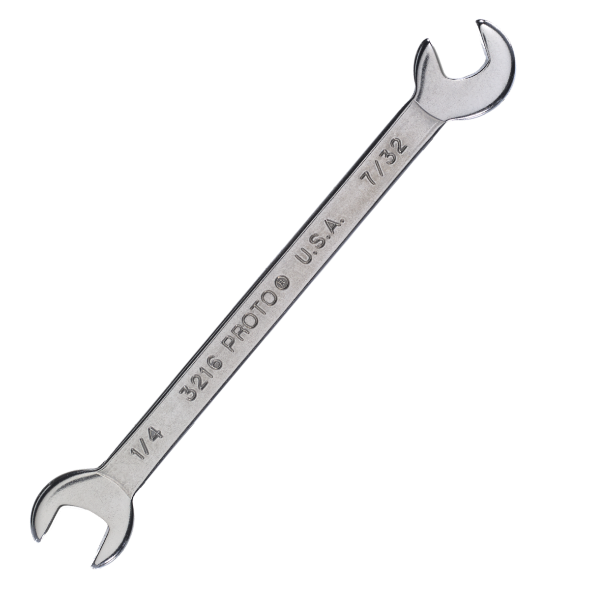 Proto 1/4" Midget Open End Wrench 15° & 60° Angle Heads