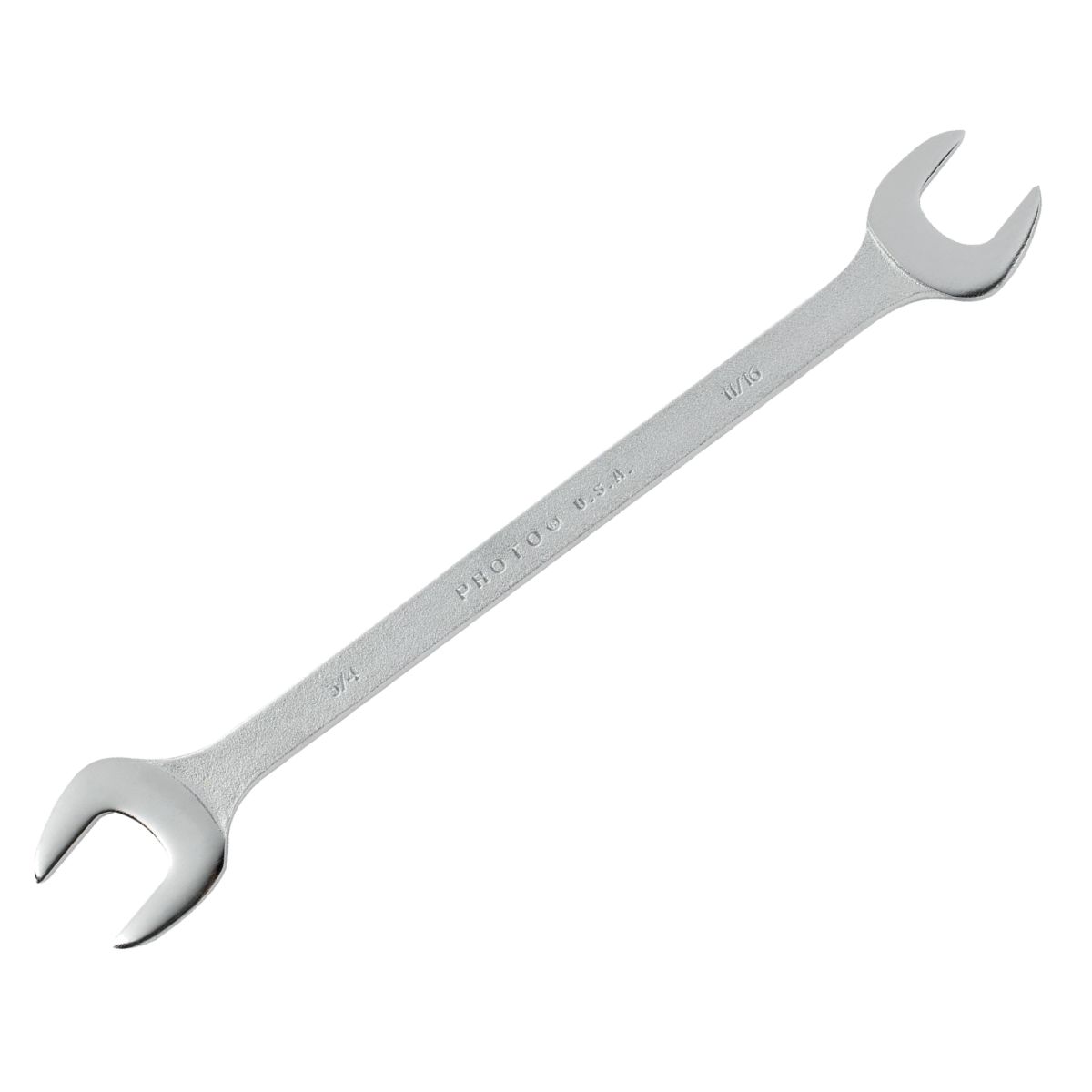 Proto 11/16" x 3/4" Open End Wrench 15° Angle Heads