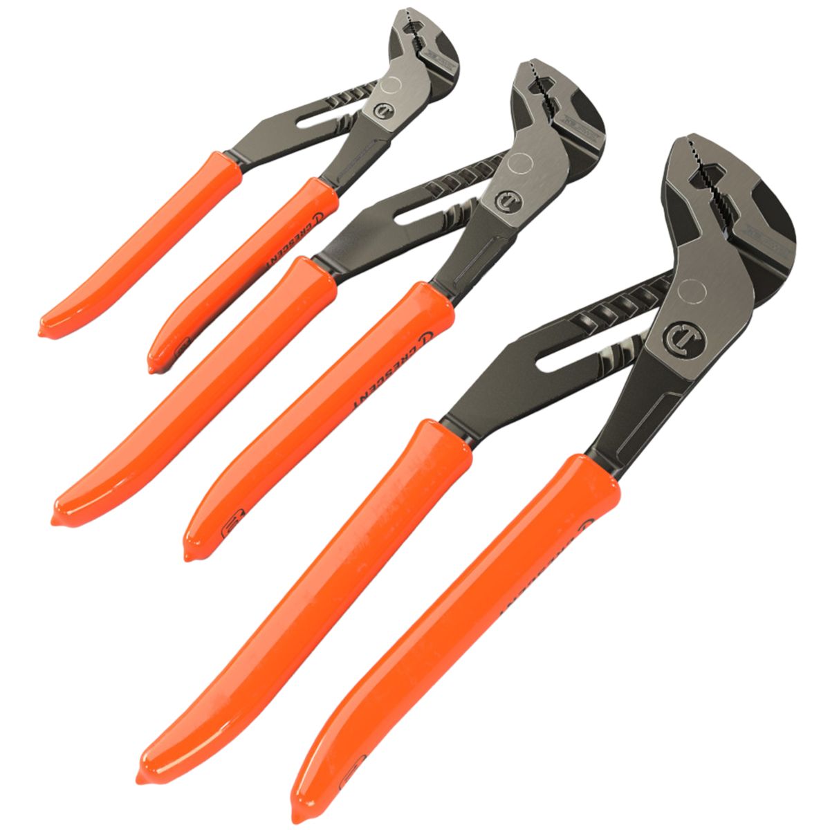 Crescent RTZ2SET3 Z2 K9 Straight Jaw Tongue & Groove Pliers Set 3 pc.