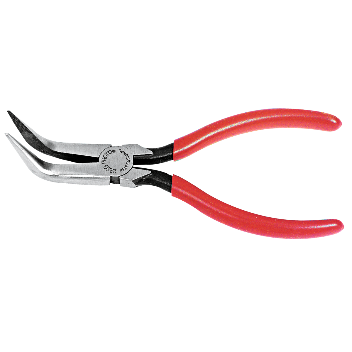 1168 Extra long bent needle knurled nose pliers