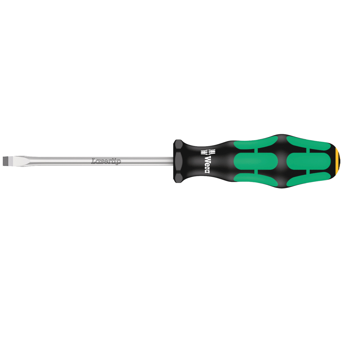 Wera 007610 3/16" x 4" Round Blade Slotted Cushion Grip Screwdriver