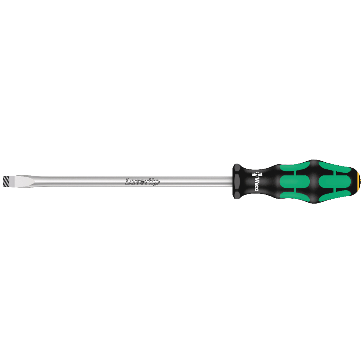 Wera 110104 3/8" x 8" Round Blade Slotted Cushion Grip Screwdriver