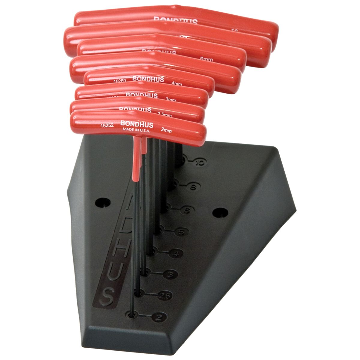 Bondhus 15289 Metric T-Handle Hex Key Set 8 pc.