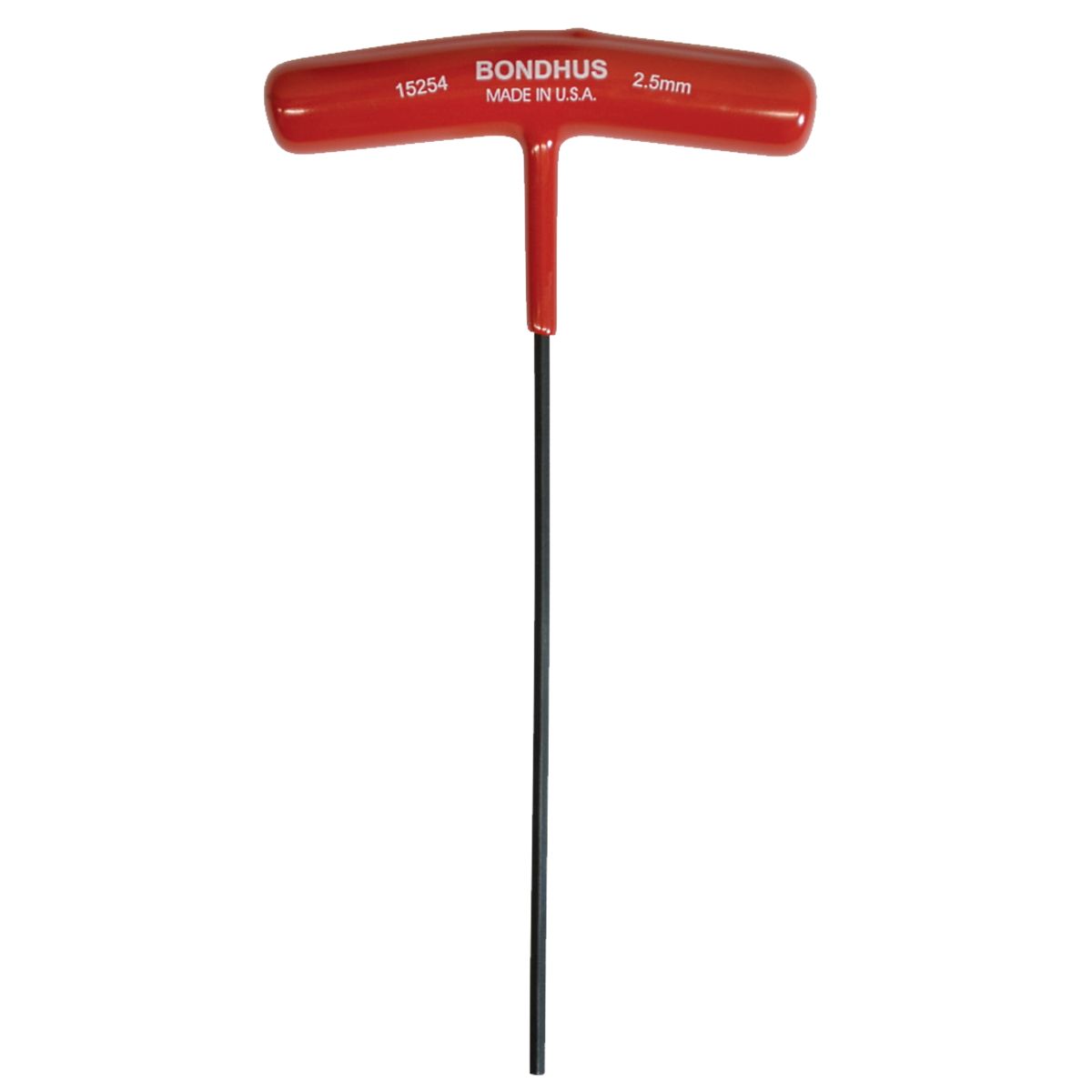 Bondhus 15254 2.5 mm x 6" T-Handle Hex Key