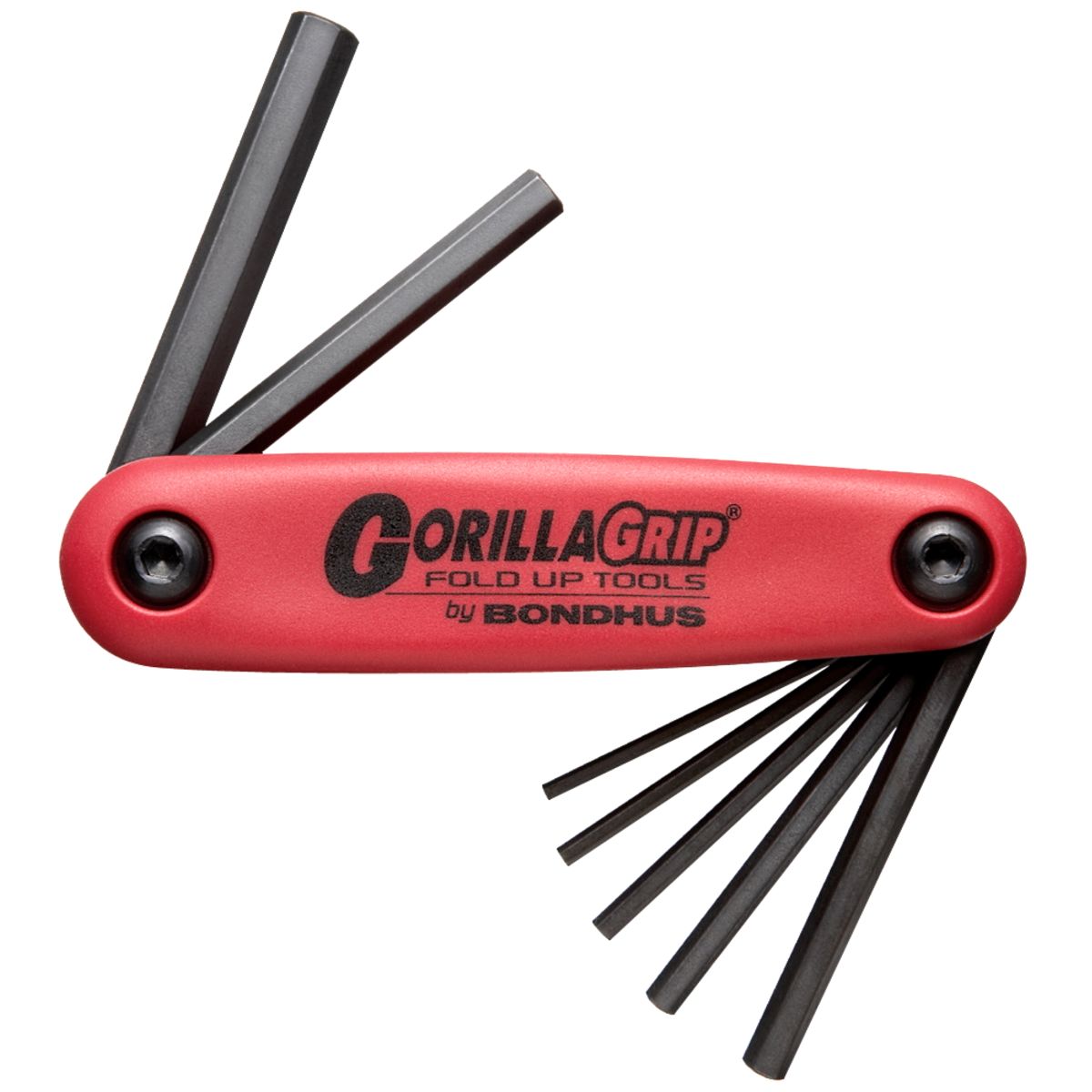 Bondhus 12587 M2-M8 GorillaGrip Fold Up Hex End Set 7 pc.