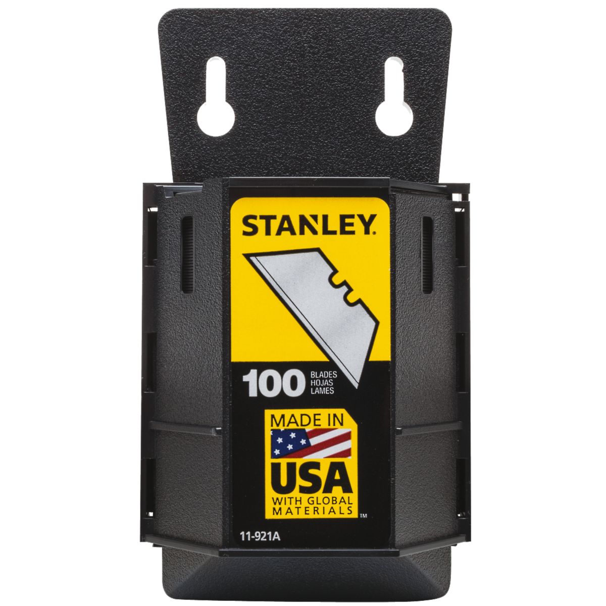 Stanley 11-921A Wall Mount Utility Knife Blade Dispenser with 100 Blades