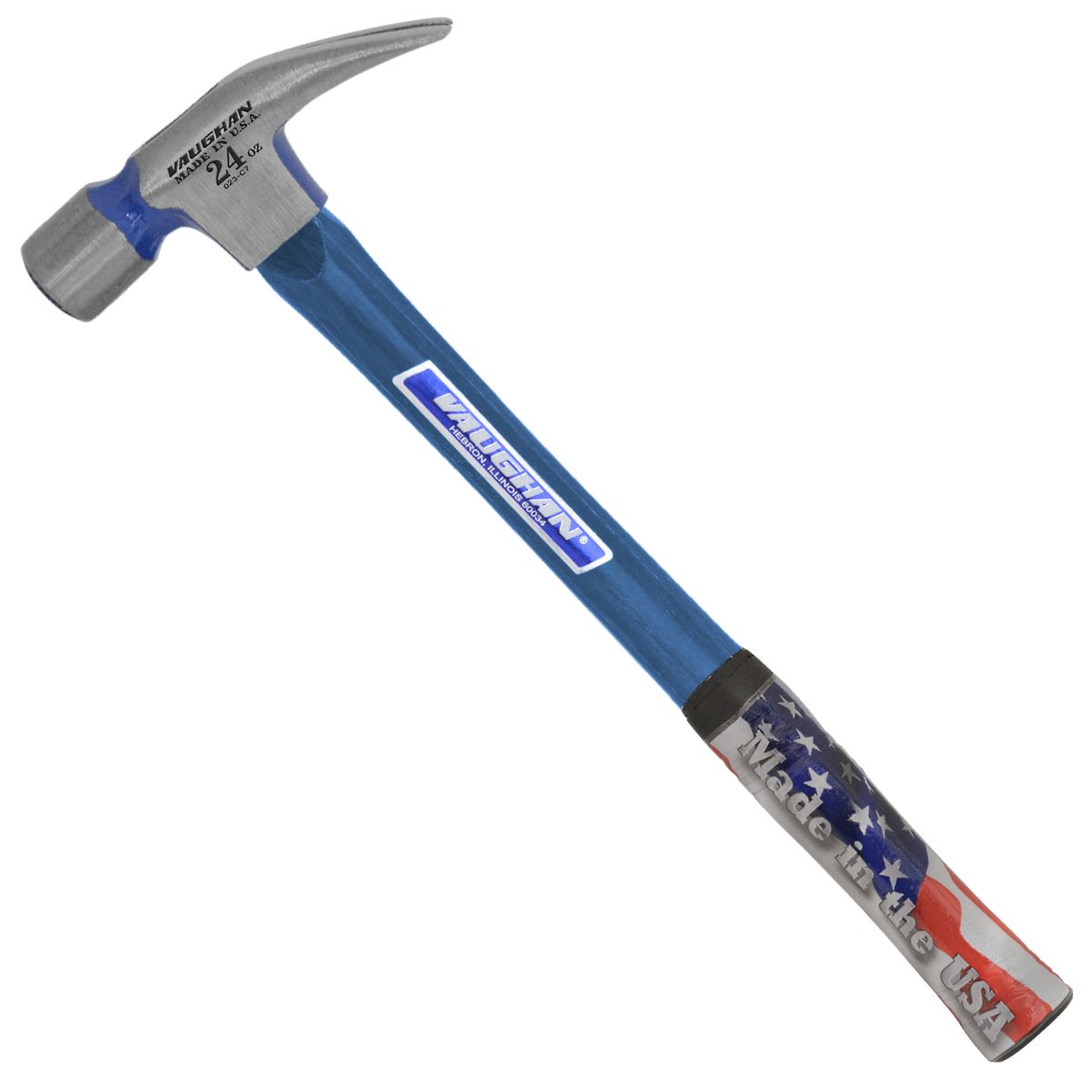 Vaughan 12338  24 oz. Framing Hammer 17" with Fiberglass Handle