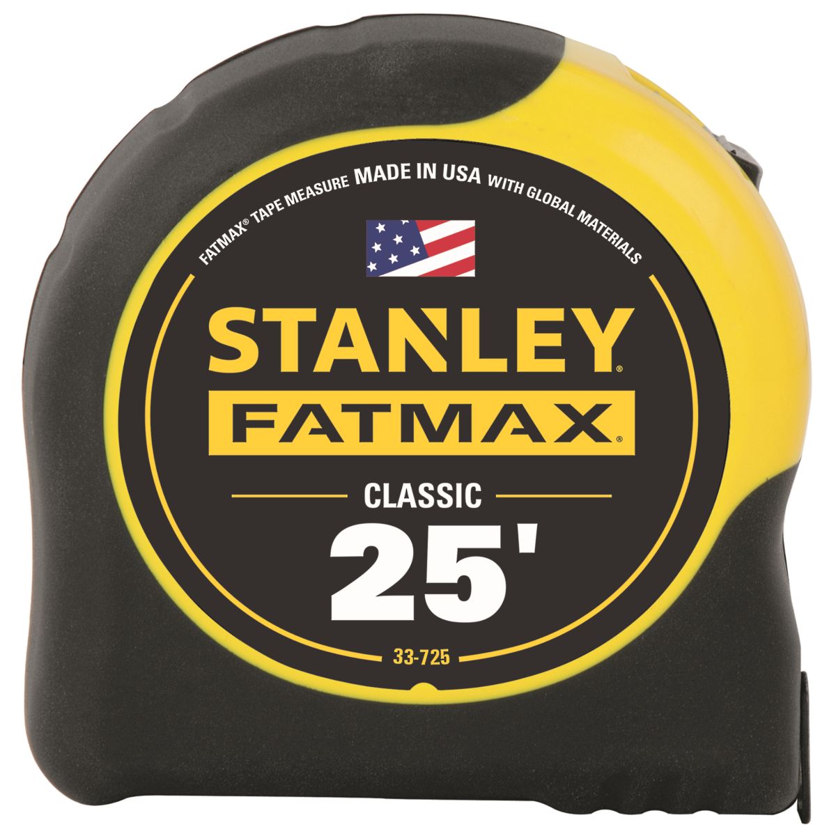 Stanley Tape Measure — 1-1/4" Wide Blade x 25 ft.