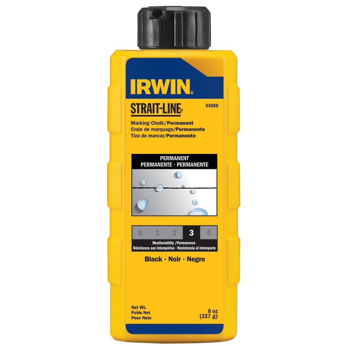 Irwin® Strait-Line® Marking Chalk 8 oz. Black