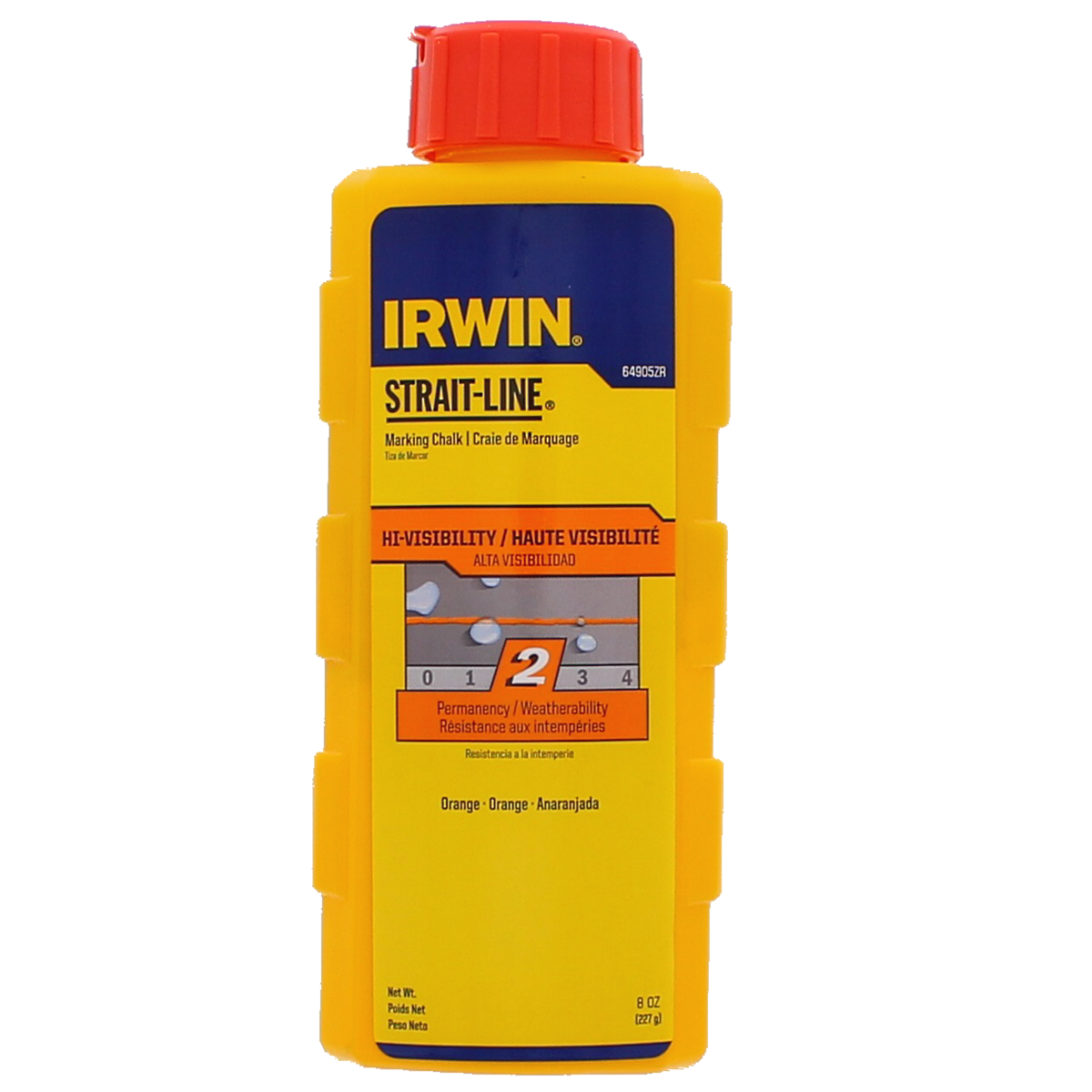 Irwin® Strait-Line® Marking Chalk 8 oz. Hi-Viz Orange
