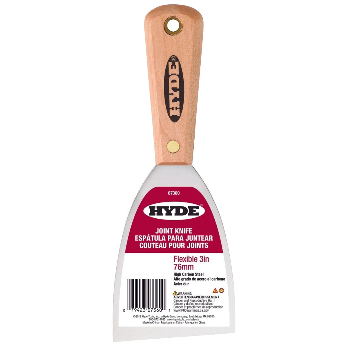 Hyde 07360 3" Flexible Steel Blade Scraper