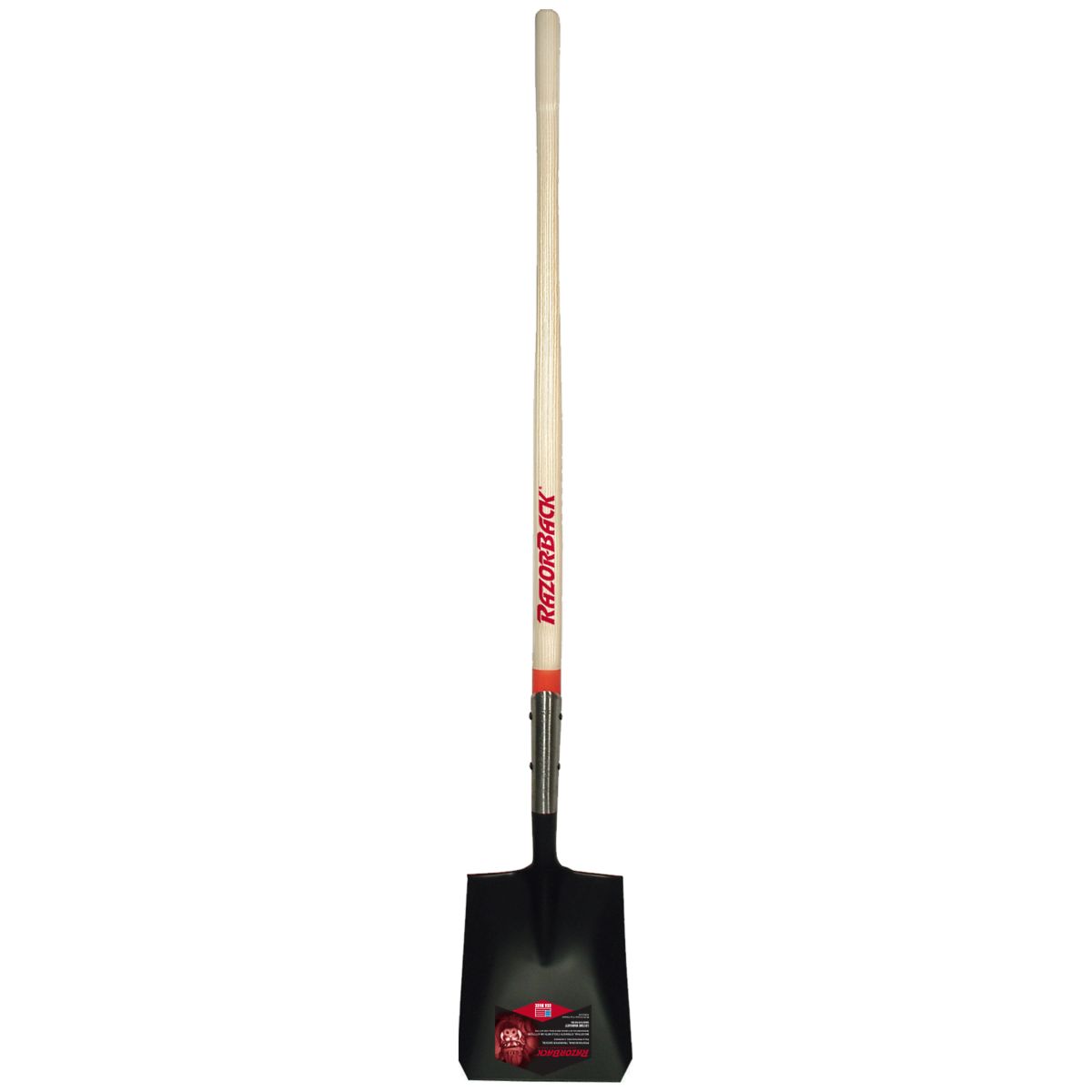 Razor-Back® 44101 Square Point Shovel - Rolled-Step