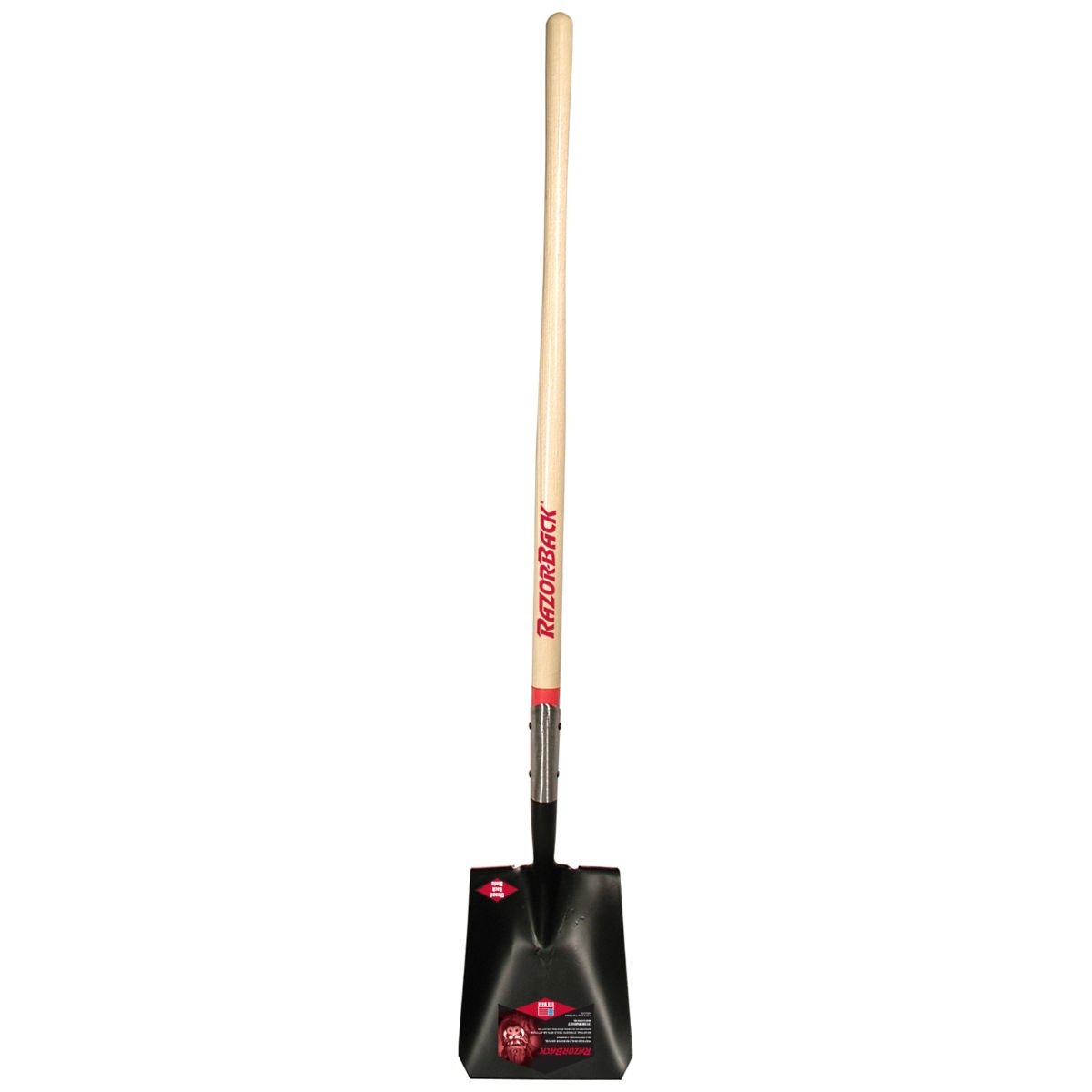 Razor-Back® 44363 Square Point Shovel - Forward-Turned Step