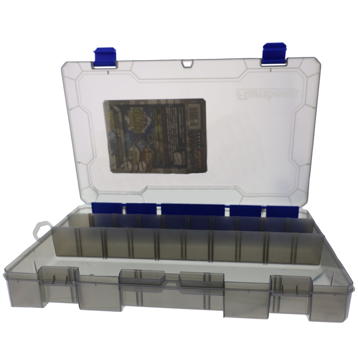 14" x 9" x 2" Adjustable Plastic Storage Box