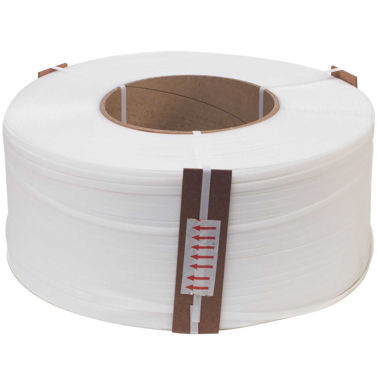 White AMS Polypropylene Strapping .472" — 9900 ft./RL