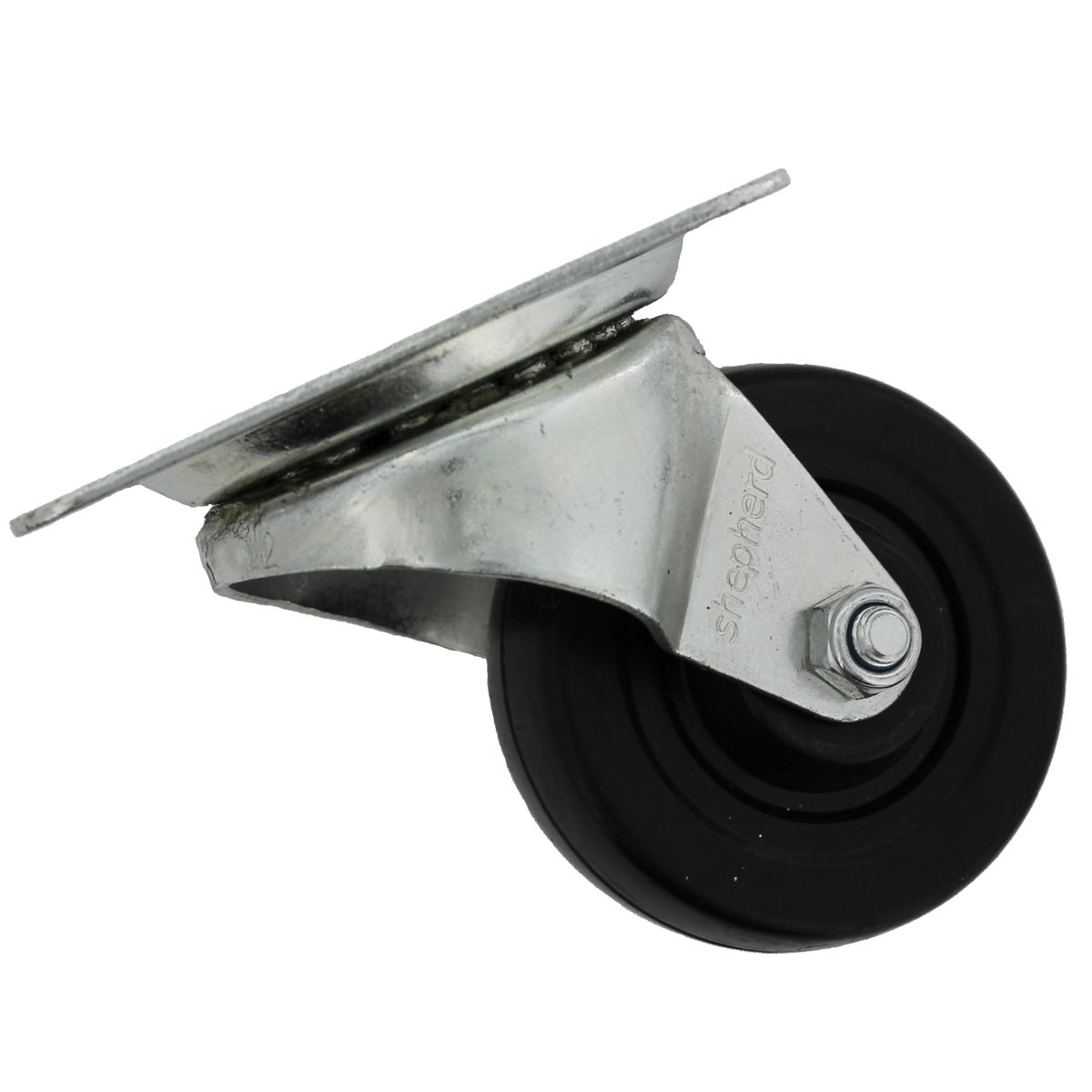 4" x 1-1/2" Swivel General Duty Caster Soft Rubber