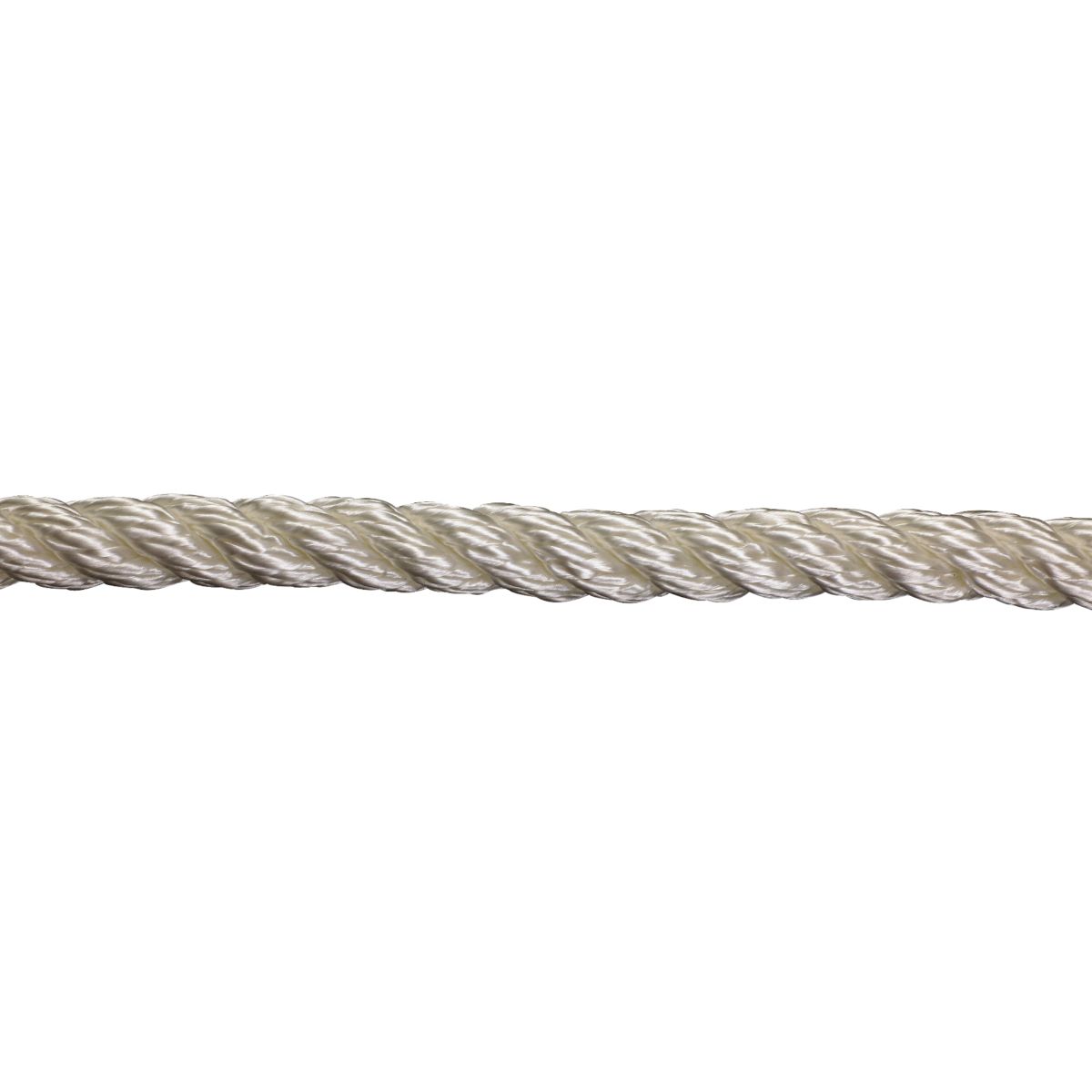 Tacoma Screw Products  3/8 White Filament Twist Nylon Rope